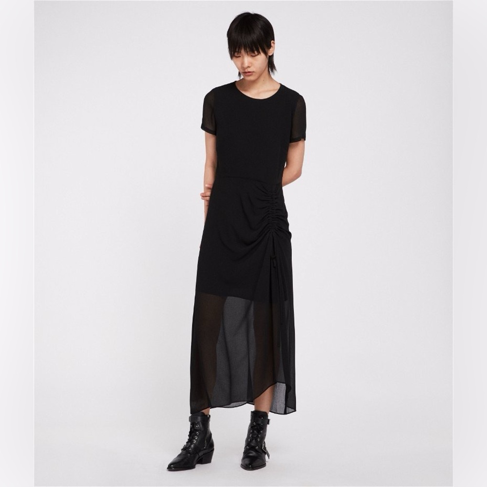 All Saints Black Maxi Dress sz4